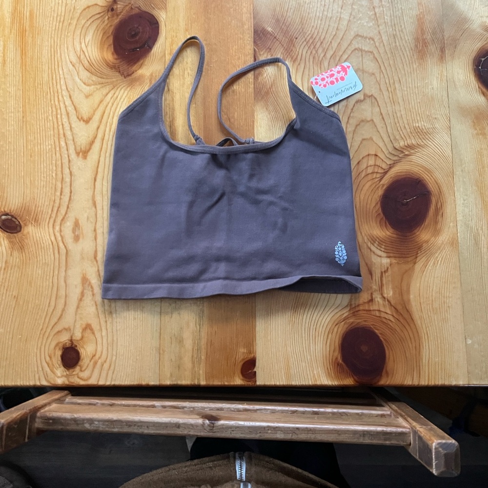 Free People Brown Crop Topfree People Top